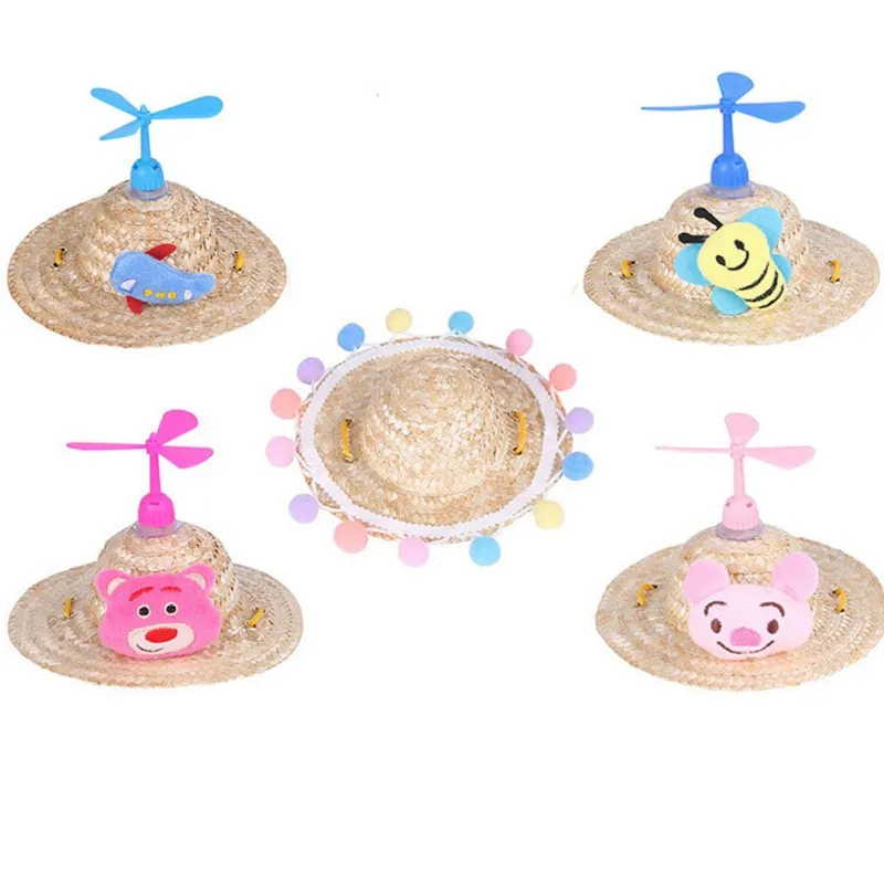 Домашними животными котом собакой Oyeng фермы бамбуковый зонт шапочка с завязками L