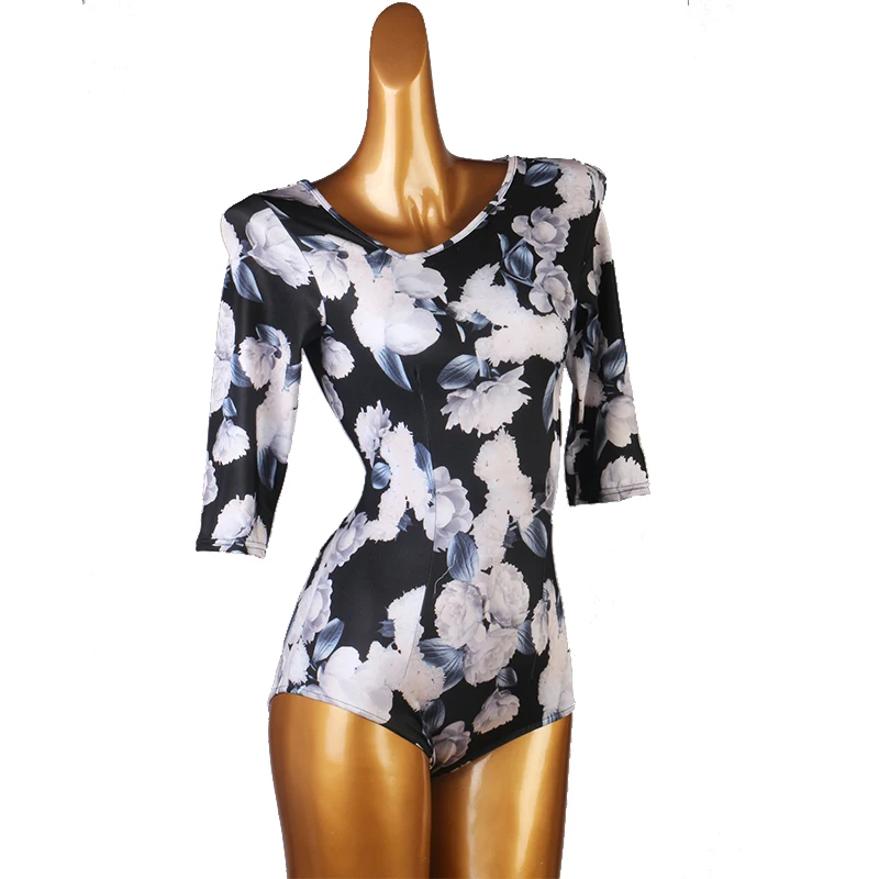 Новые Топы для латиноамериканских танцев трико цельные топы национального