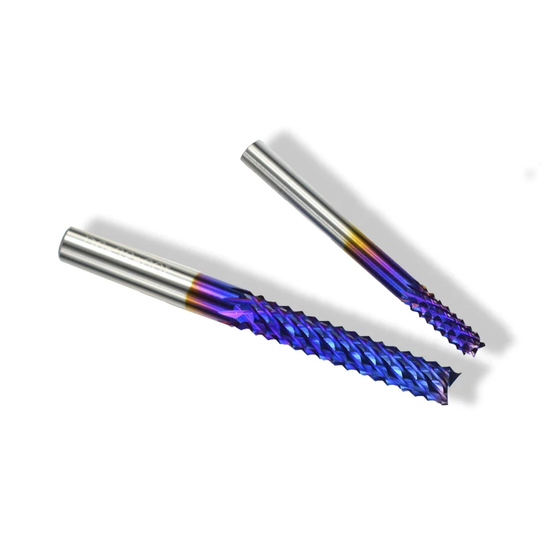 Фреза-кукуруза фрезерная печатная плата нано-синее покрытие головка с ЧПУ