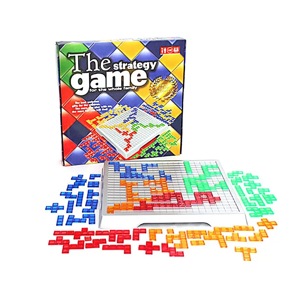 

The Strategy Game Blokus Board Game Educational ToysSquares Game Easy To Play For Children Series Indoor Games