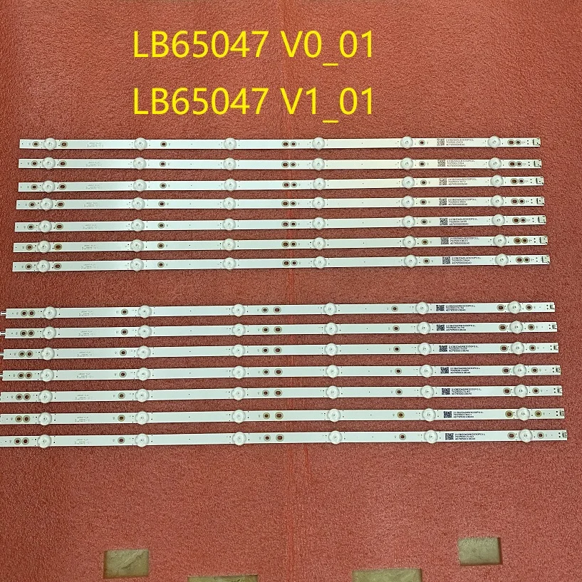 Led para 65pus6523 Tira Retroiluminação 65pus6162 65pus6262 65pus6412 65pus6703 65pus6753 65pus7303 65pus6503 65pus6723 12 14 Pçs – Set