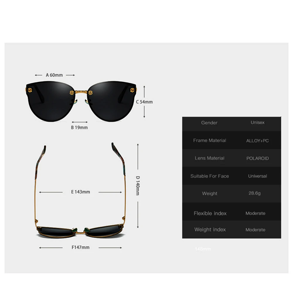 

Shopping Beach Ladies Women Driver Sun Glasses Polarized Mirror Sunglasses Custom Made Myopia Minus Prescription Lens -1 to -6