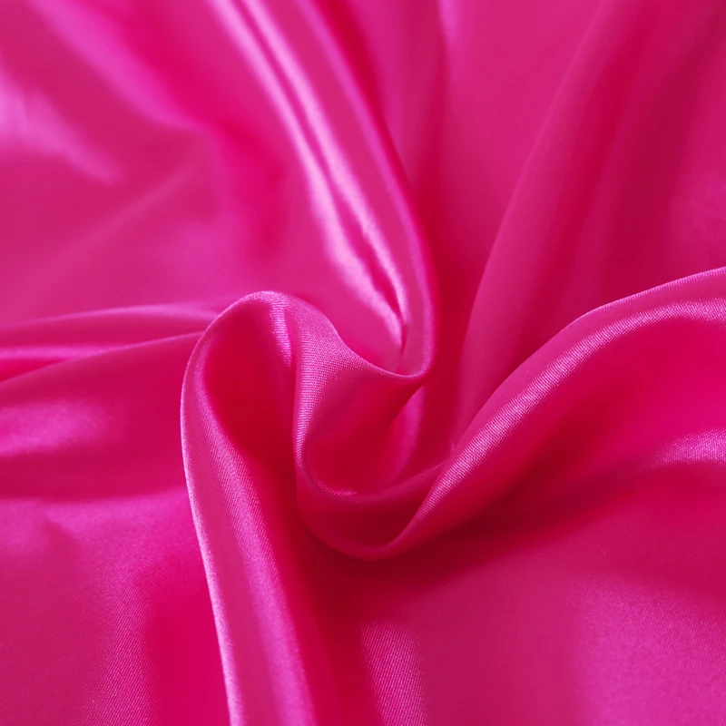 

Rose Color 100% pure silk bedding set 2/3/4/5 pcs Solid Color Set Simple Beautiful Bedding Set Cover king Size Bedspreads