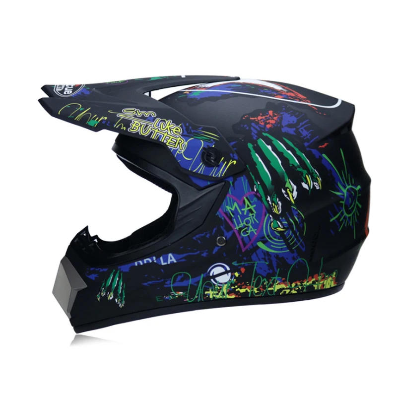C31 Профессиональный Гоночный Кроссовый шлем hors route Casque Moto Capacete Moto Casco внедорожный мультяшный детский мотоциклетный шлем - Цвет: C31