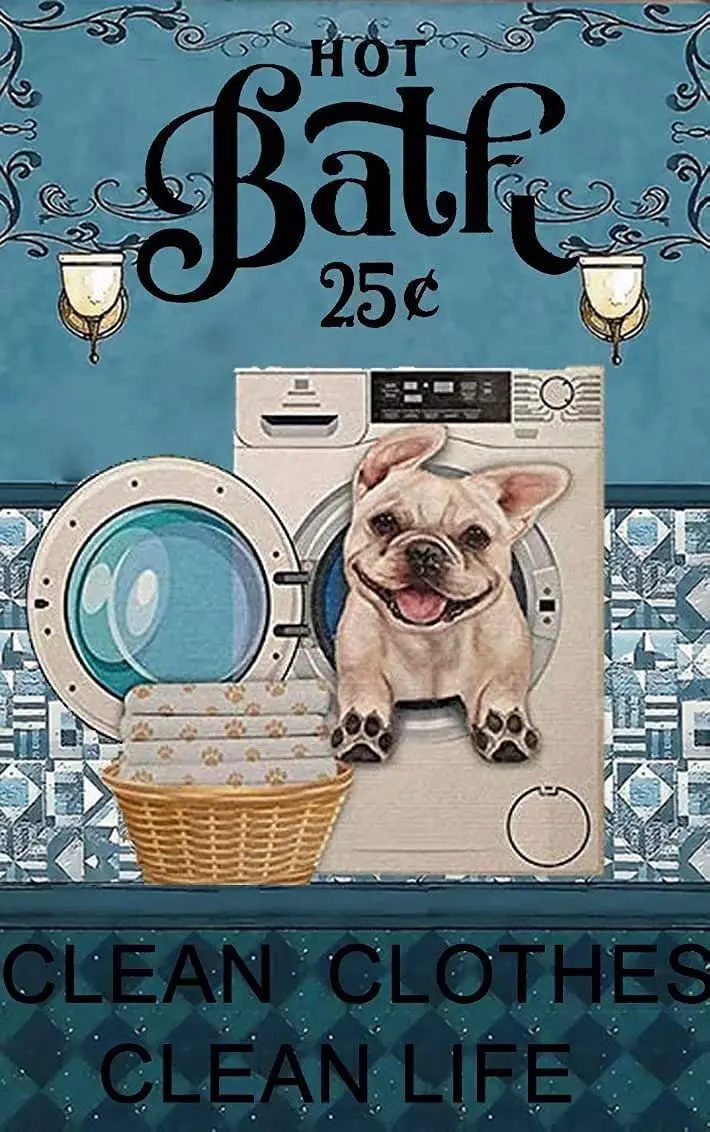 

Bathroom Vintage Metal Signs-Hot Bath 25c Clean Clothes Clean Life Retro Metal Sign Plaque Wall For bathroom Signs 8X12 Inch