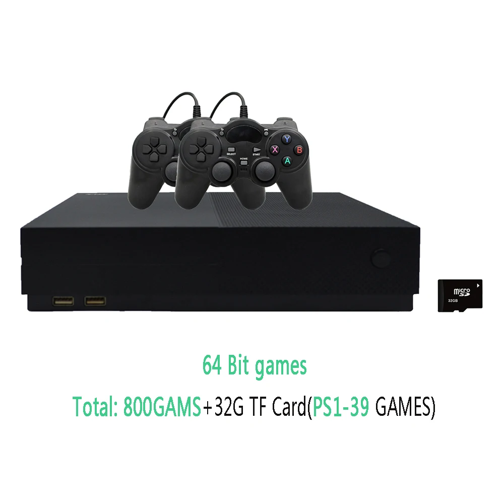 PS1 видео игры X PRO HD видео игровая консоль 64 бит AV HDMI 4K выход Встроенный 800 Классическая Ретро игра snes мини аркадная игра ретро - Цвет: x-pro