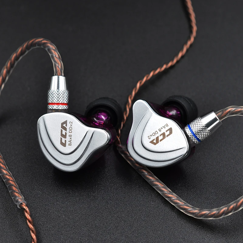 AK Audio CCA C10 4BA+ 1DD 10 мм блок Гибридный 2PIN в ухо наушник HIFI DJ Monito бег спортивные наушники гарнитура вкладыши наушники