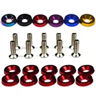 Шайба M6 JDM для автомобиля, шестигранные крепежные детали, 10 шт.