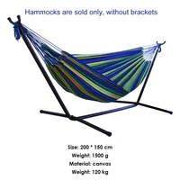convenient portable canvas hammock stand multi functional practical camping sleep swing hanging bed