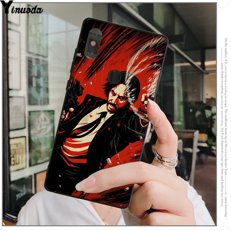 Yinuoda John Wick поделка-чехол для телефона Xiao mi Red 5 5Plus Note4 4X Note5 6A 6 x2 x2S | Мобильные