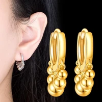 new arrival 30 silver plated elegant water drop ball ladies stud earrings jewellery accessories for women cheap gifts