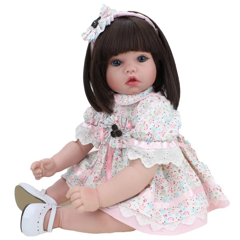55 см куклы Bebe Reborn реалистичные игрушки принцессы для малышей тканевые