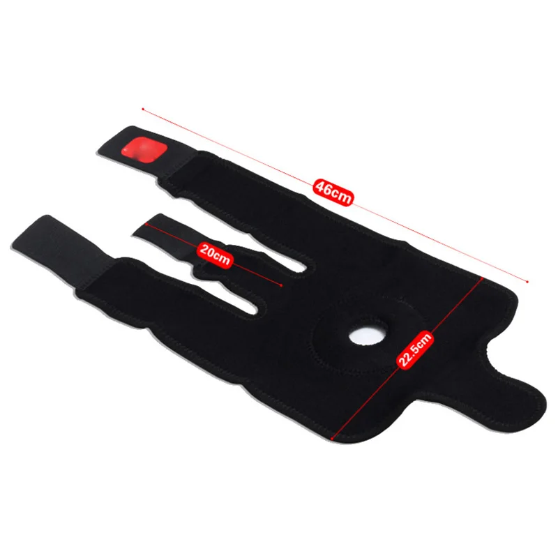 Дышащий коленный Поддерживающий открытый фиксатор для артрита боли в суставах