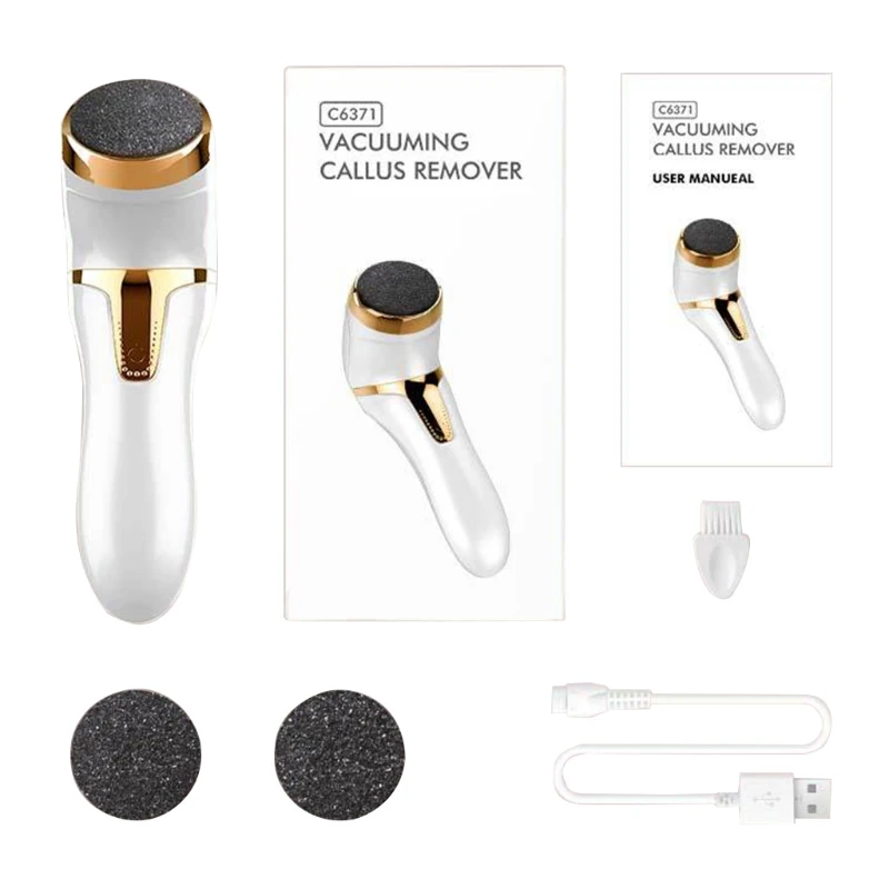 

Electric Feet Callus Removers Foot Care Sharpener Grinding File Powerful Vacuum Cleaning Portable Equipment Personal Home