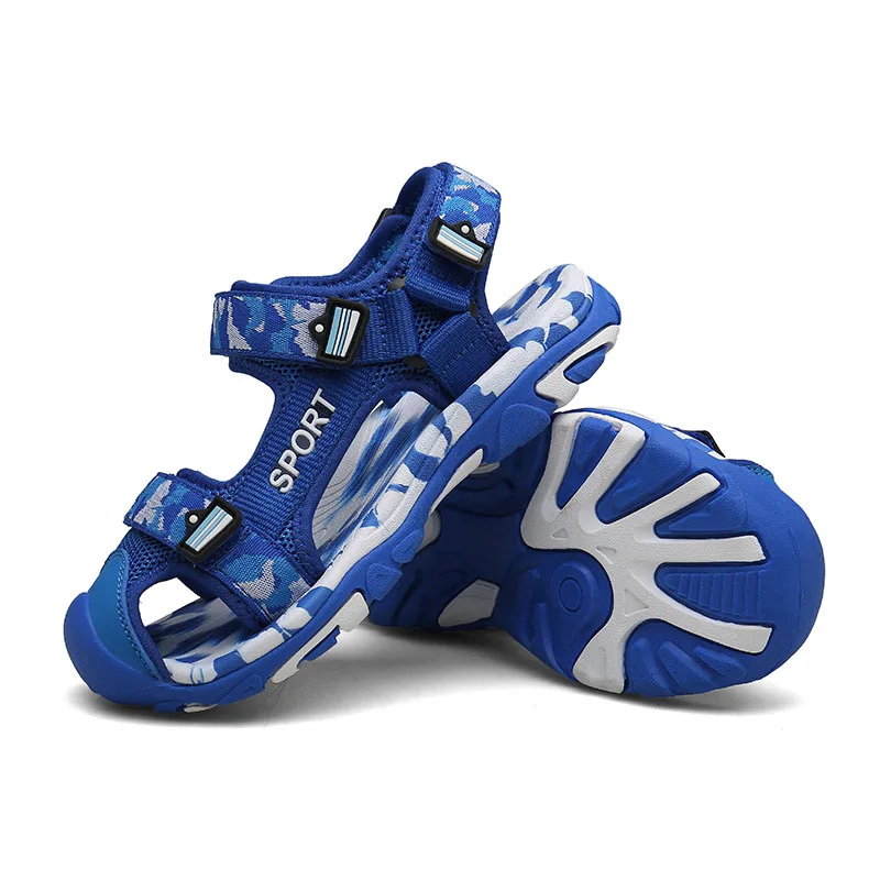 Сандалии Детские камуфляжные Нескользящие дышащие для мальчиков пляжная обувь