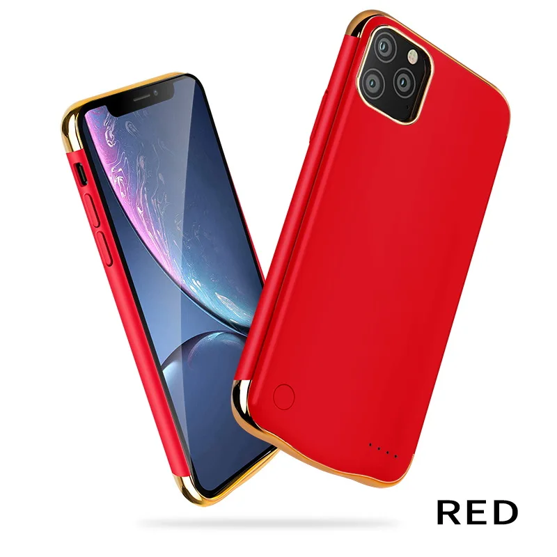 6000 мАч для iPhone 11 чехол зарядного устройства ультратонкий портативный power Bank |