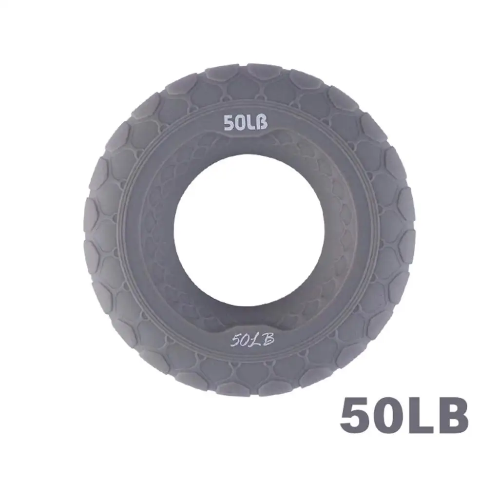 

Portable 3" Silicone 50LB Strength Forearm Hand Wrist Gripper Ring Strengthener