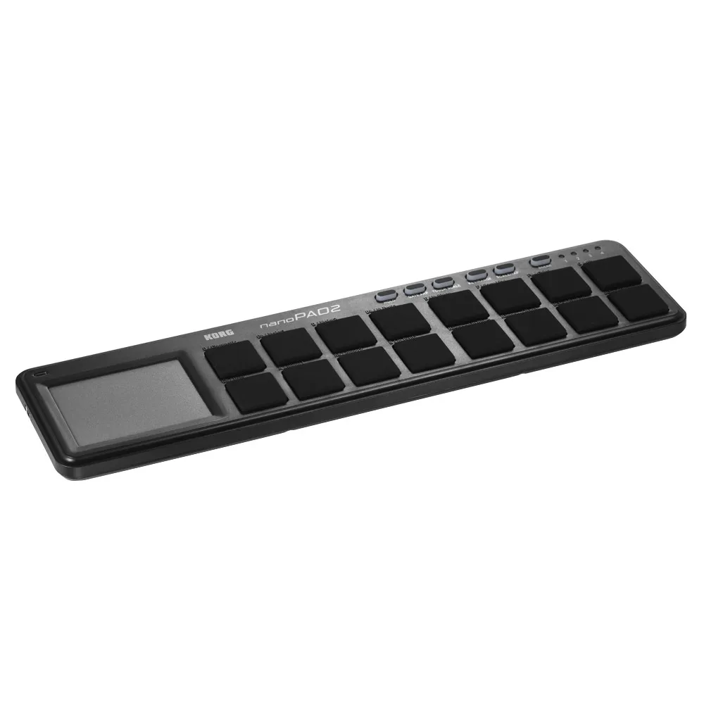 NanoPAD2 slim-линия Портативный USB MIDI контроллер 16 опрокидыватель колодки с кабельная