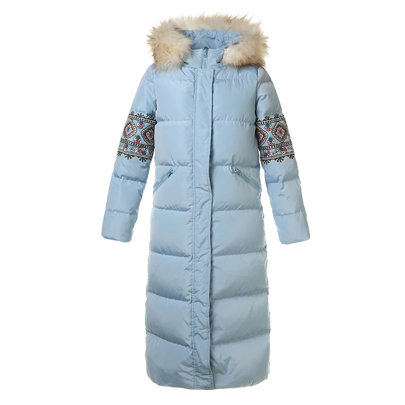 Зимний пуховик для женщин 2020 элегантный корейский теплый на утином пуху Женское