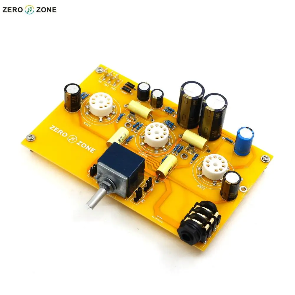 Трубка GZLOZONE TU1 EMP V2 Плата усилителя наушников 2X 6922 + 1X 12AT7|tube headphone|tube headphone amplifierboard