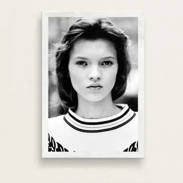 10 Kate Moss супер модель звезда Мода сексуальная B& W художественная живопись Шелковый Холст плакат настенный домашний декор - Цвет: 10