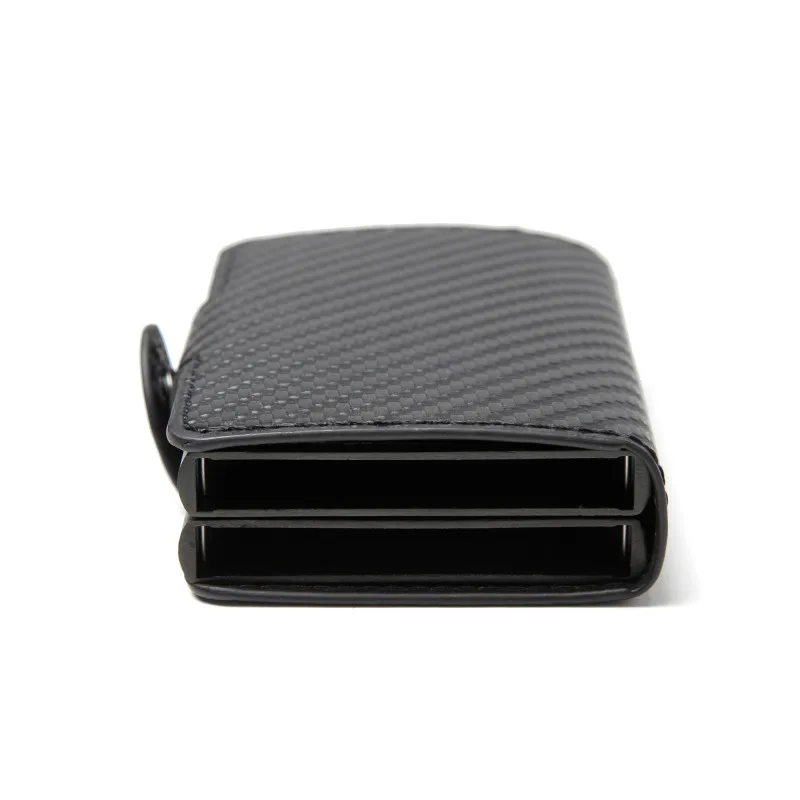 RFID алюминиевые двойные коробки кредитный держатель для карт визитная карточка