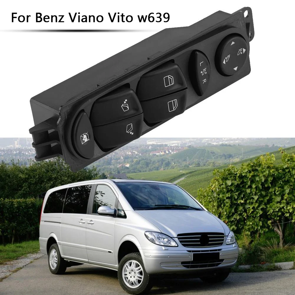 

Master Power Window Switch Replacement Car Driver Window Switch Automobile Accessories for Mercedes Benz Viano W639 A6395451313