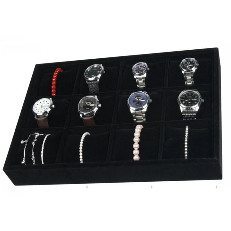 

Jewelry Tray Jewellery Storage Box Watch Holder Necklace Ring Earrings Pendant Display Organizer Series