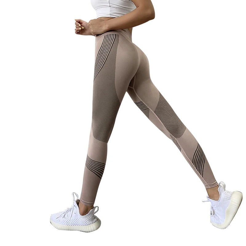 CHRLEISURE Vital, бесшовные леггинсы, спортивные женские штаны для йоги, дышащие, с контрастным цветом, устойчивые к приседанию, для фитнеса, Колготки с эффектом пуш-ап