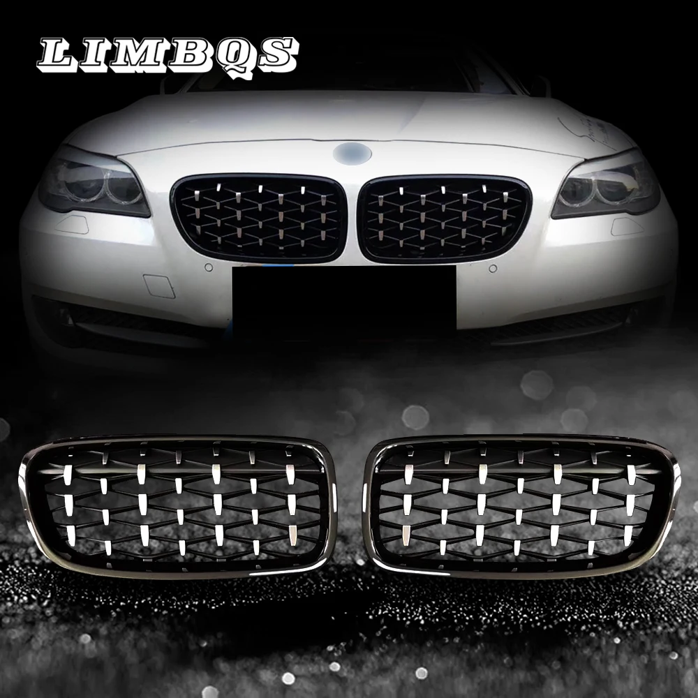 

Quality front grills for f10 f11 BMW 5 series dual slat M5 style front kidney grille for BMW 520i 523i 525i 530i 535i 2010+