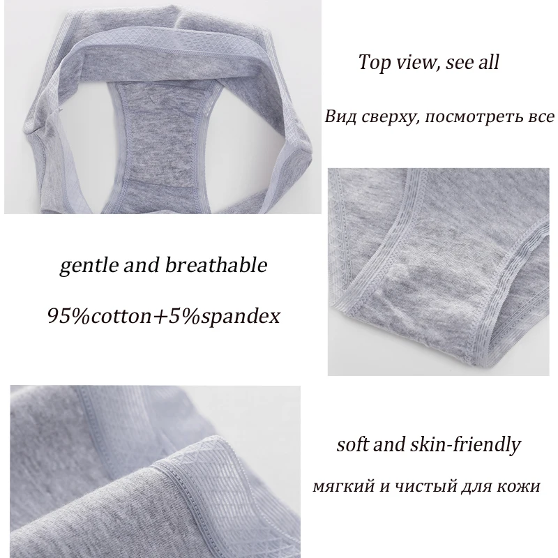 

FINETOO 3Pcs/Set Women Lace Ventilation Panty Female Cotton Briefs Sexy Lady Low-Rise Underpants Girl Seamless Intimate Lingerie