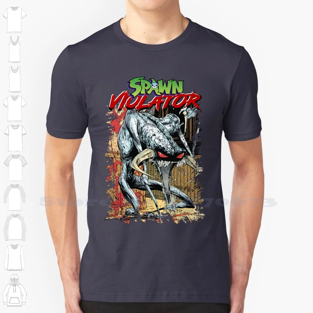 Футболка из чистого хлопка с персонажами комиксов алом Симмонсом