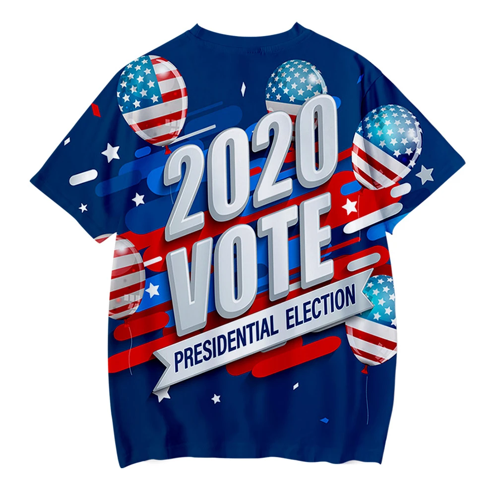 United States 2021 Vote Presidential Election Keep America Great Print Children Wear T-shirt Boy/Girl Kids Short Sleeve T Shirt | Женская