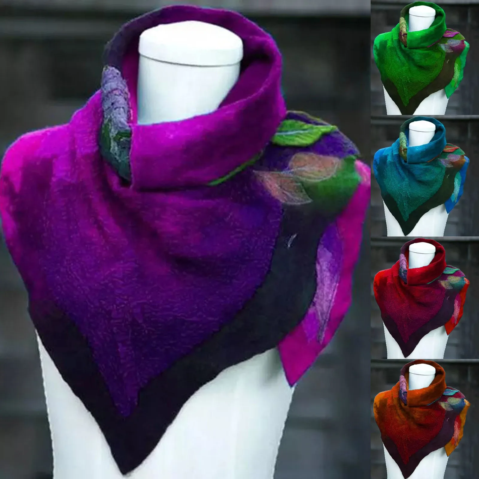 С модным принтом женский шарф для зимы люксовая модель Женская обувь шарфы шали