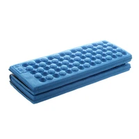 personalized folding foam waterproof seat pad chair cushion blue
