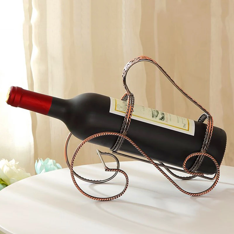Креативная старинная кованая металлическая Винная стойка для вина домашний