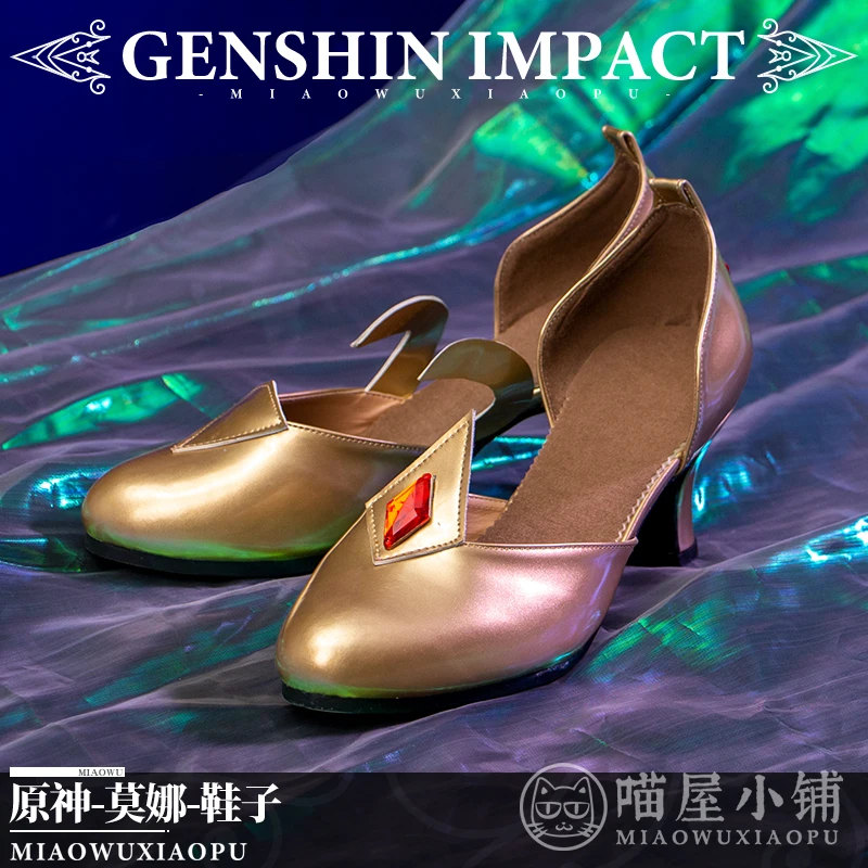 Обувь для косплея Genshin Impact Mona женская обувь на высоком каблуке одежда вечеринки