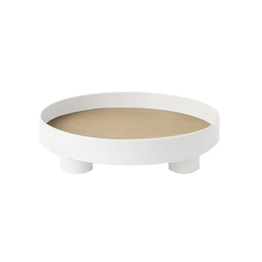 

Nordic Decorative Round Storage Tray Organizer Kitchen Organizer Tray Plastic Jewelry Tray for Jewelry Fruit Cupcake Organizer