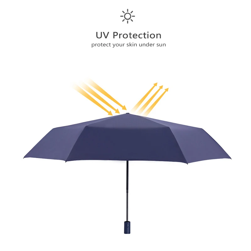 

Leodauknow Automatic Umbrella Women Rain Anti UV Folding Umbrellas Sun Ultra-light 234g Travel Golf Umbrella Girls Windproof 6K