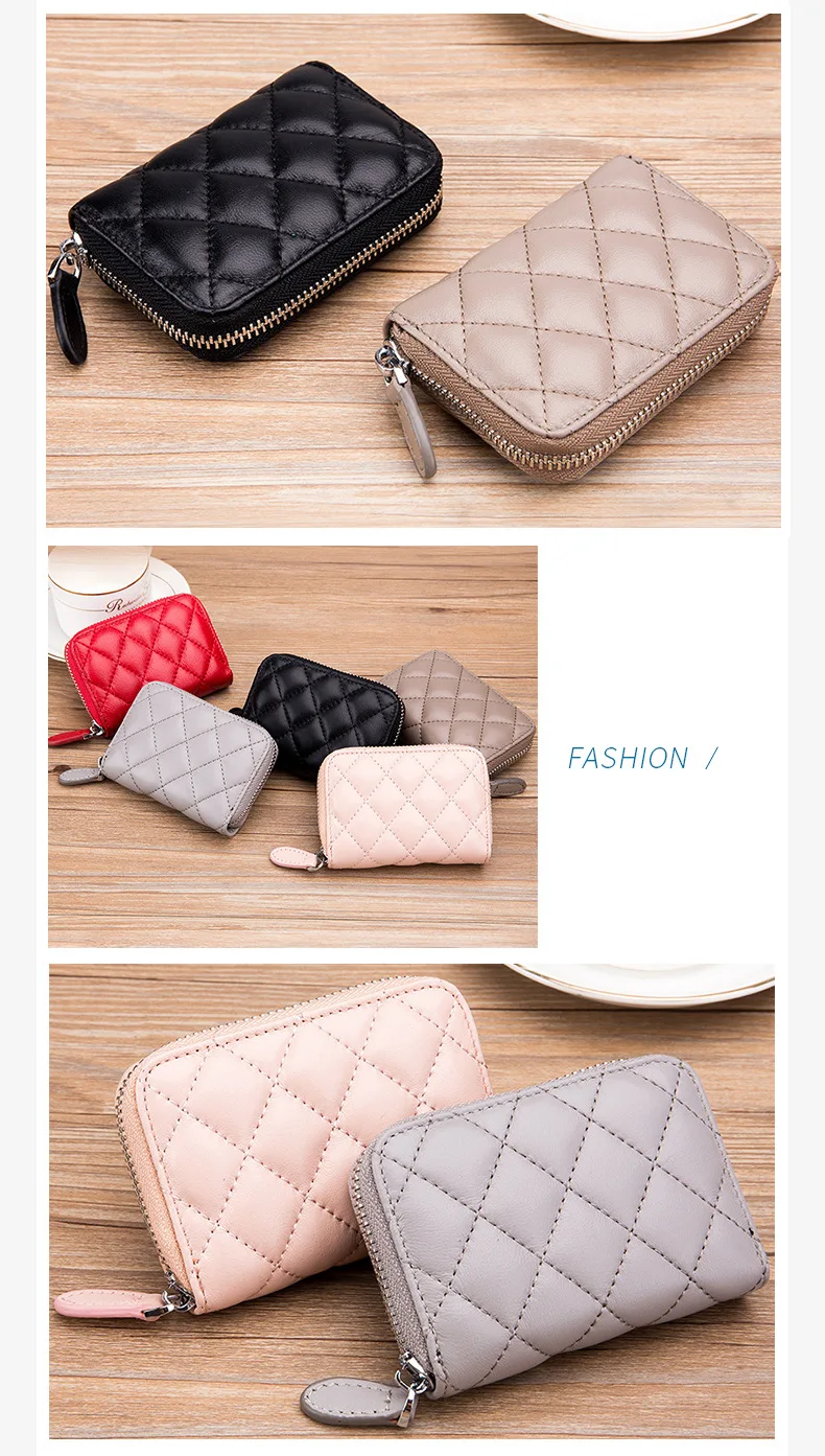 

Card Holder Luxury Designer Leather Wallet Purse Slim Small Women Men Teen Travel Outdoor Id Credit Bank Business Fashion Brand