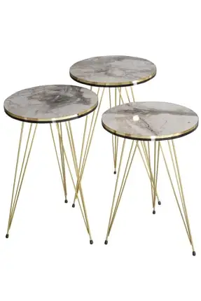 

Modern Zigon coffee table Double Gold Wire coffee tables table basse furniture living room table