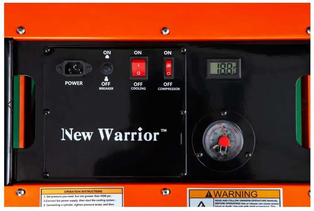 

Preset Pressure Auto Stop 4500PSI 300Bar 30MPA 220V Airgun Refile PCP High Pressure Air Compressor Water Cooling Scuba Air Pump