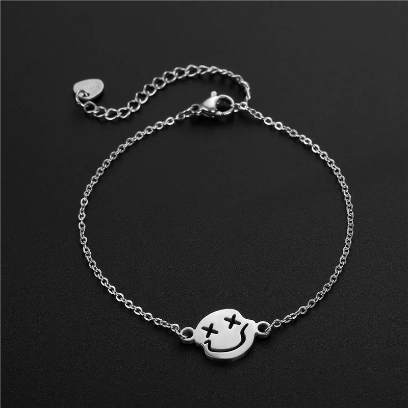 

Juno stainless steel bracelet fashion funny smile wholesale