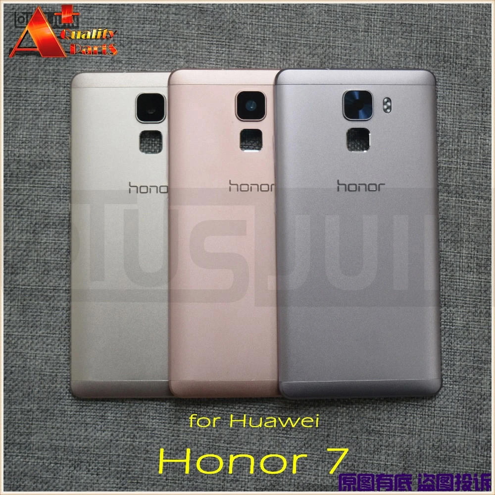Оригинальный черный/серебристый/Золотой корпус для задней батареи Huawei Honor 7 чехол
