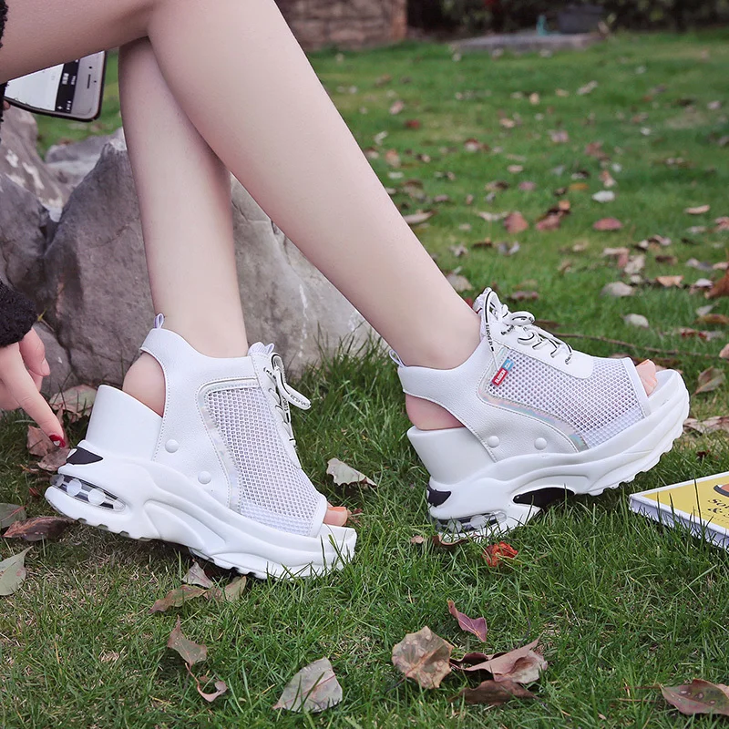 Rimocy из дышащего сетчатого материала супер Обувь на высоком каблуке женские