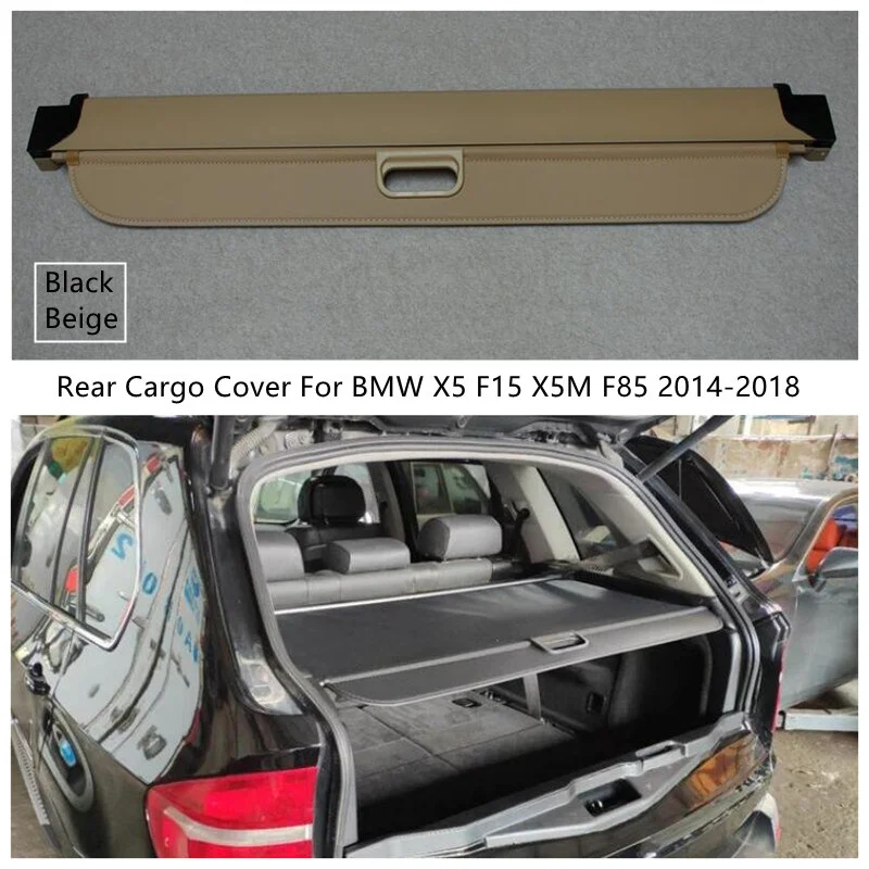 

Rear Cargo Cover For BMW X5 F15 X5M F85 2014 2015 2016 2017 2018 Privacy Trunk Screen Security Shield Shade Auto Accessories