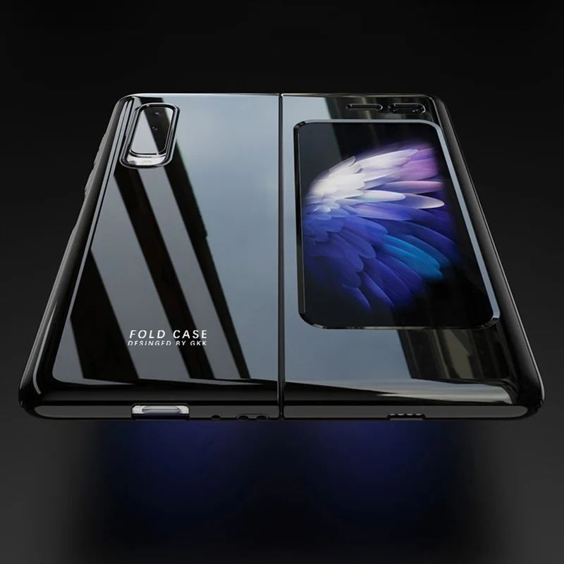 Luxury Clear Phone Case For Samsung Fold Solid Color Fashion For Samsung Galaxy Z Fold 1 Anti Fall Full Protective Coque Funda