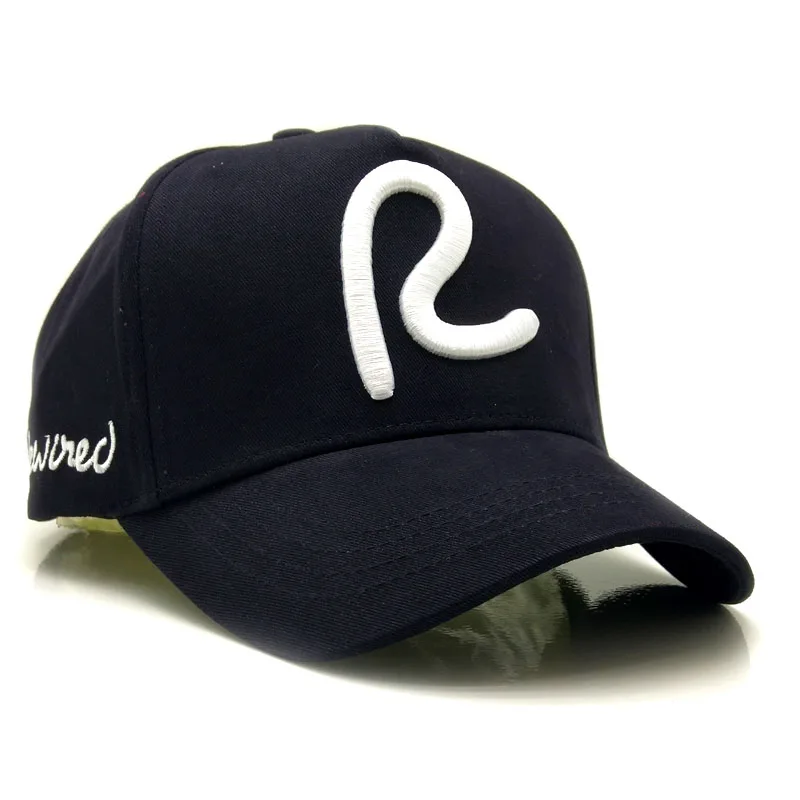 Бейсболка унисекс модная Регулируемая Кепка с буквой R для бейсбола занятий