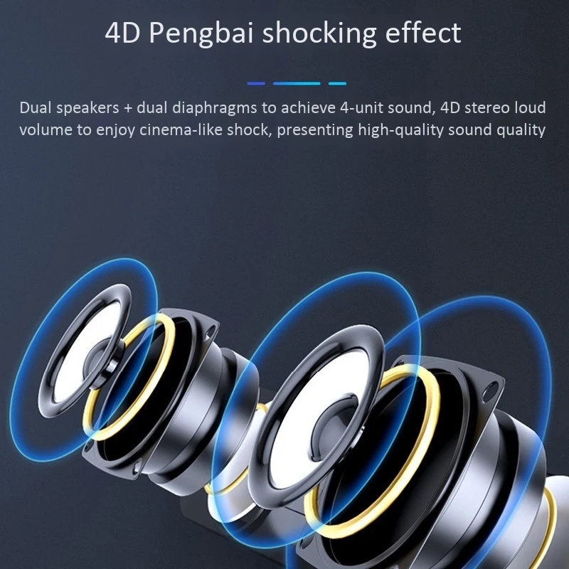 

Wireless Bluetooth Speaker Portable LED TV Sound Bar Alarm Clock AUX USB Bass Home Theater Surround SoundBar for PC TV