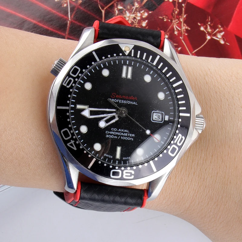 Резиновый ремешок для часов 20 мм 22 браслет Tissot PRC Planet Ocean 600 силиконовый спортивный